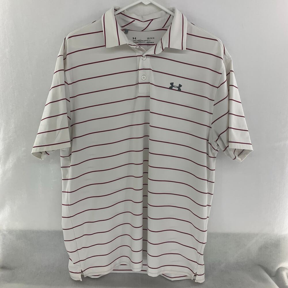 Under Armour Mens Heatgear Loose Fit Polo Shirt Size Large